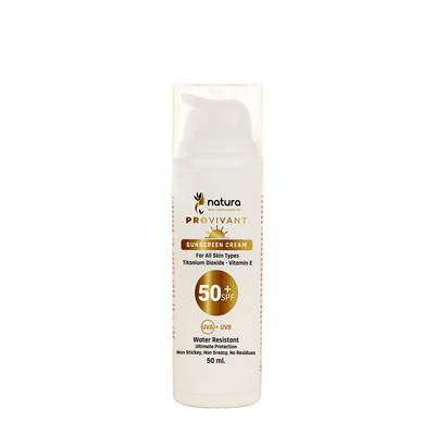 Provivant SunScreen Cream With Vitamin E - Natura - When Nature Enhances Life