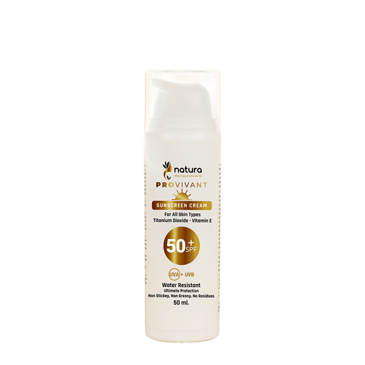 Provivant SunScreen Cream With Vitamin E - Natura - When Nature Enhances Life